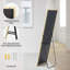  59 po / 64 po / 71 po, miroir sur pied pleine longueur et miroir mural, cadre en aluminium antirouille, arche / rectangle, noir / or-130773906-130773909-130773910