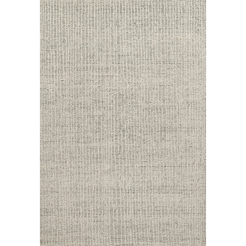 Thomas Hand Tufted Wool Abstract Area Rug in Blue/Ivory, Rectangle 2' x 3'