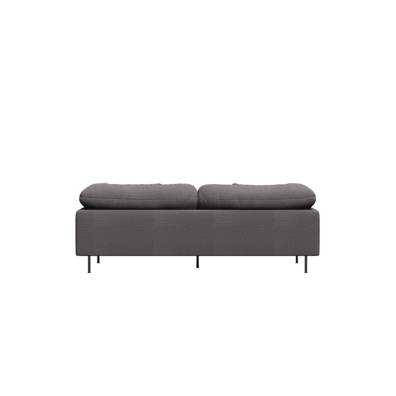 Collar 2-Seater, Gray, Cotton Blend