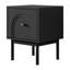 Bedside table LIBERTY nightstand with gold handle-1856233478