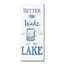 «Better To Wake At Lake Coffee», estampe numérique par Deb Strain-637017577-637017578
