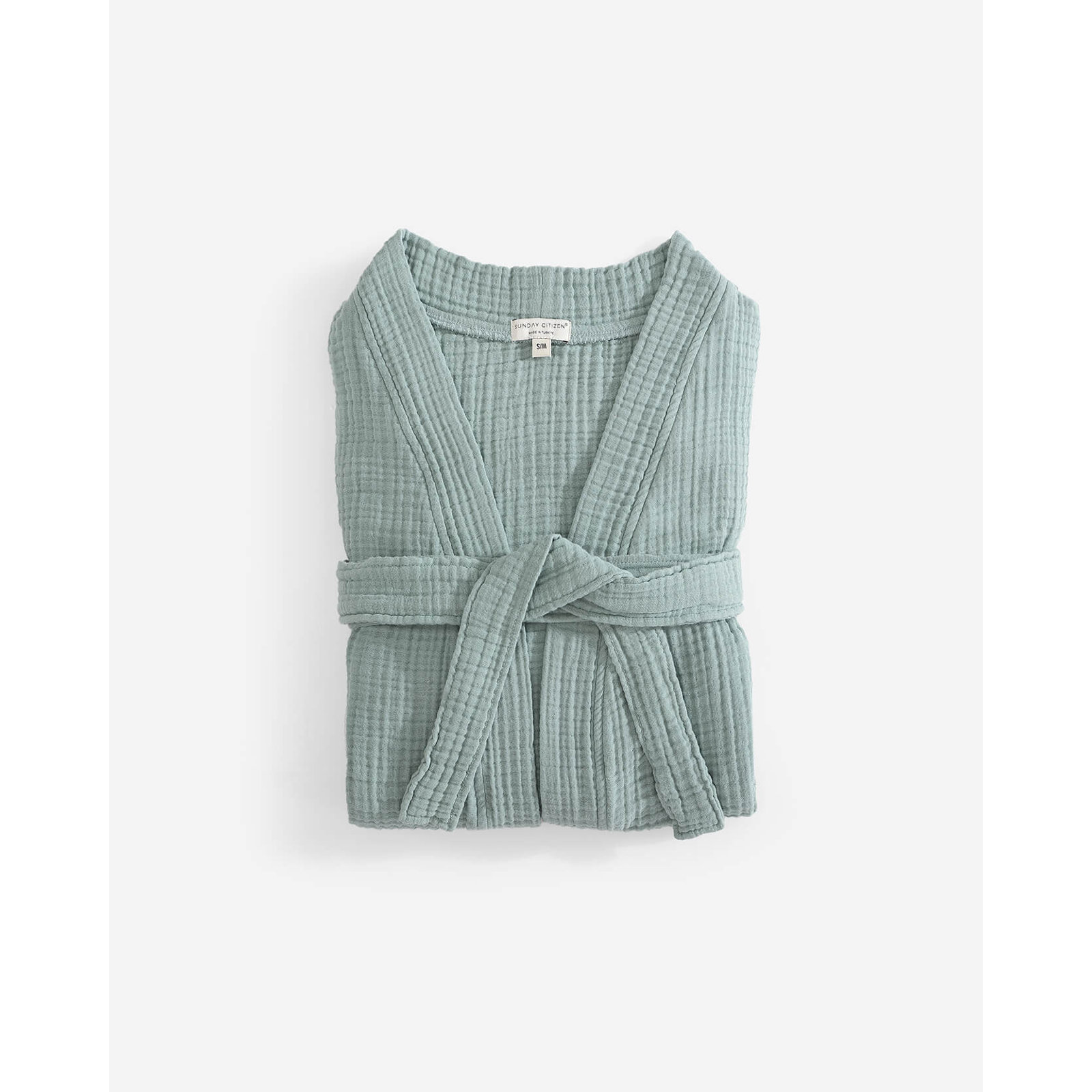 Muslin Cotton Kimono, Jade, S / M