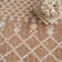Riebe Rectangle Geometric Machine Woven Polypropylene/Polyester Indoor/Outdoor Area Rug in Jute