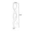 Lampes sur pied en plastique et cristal
