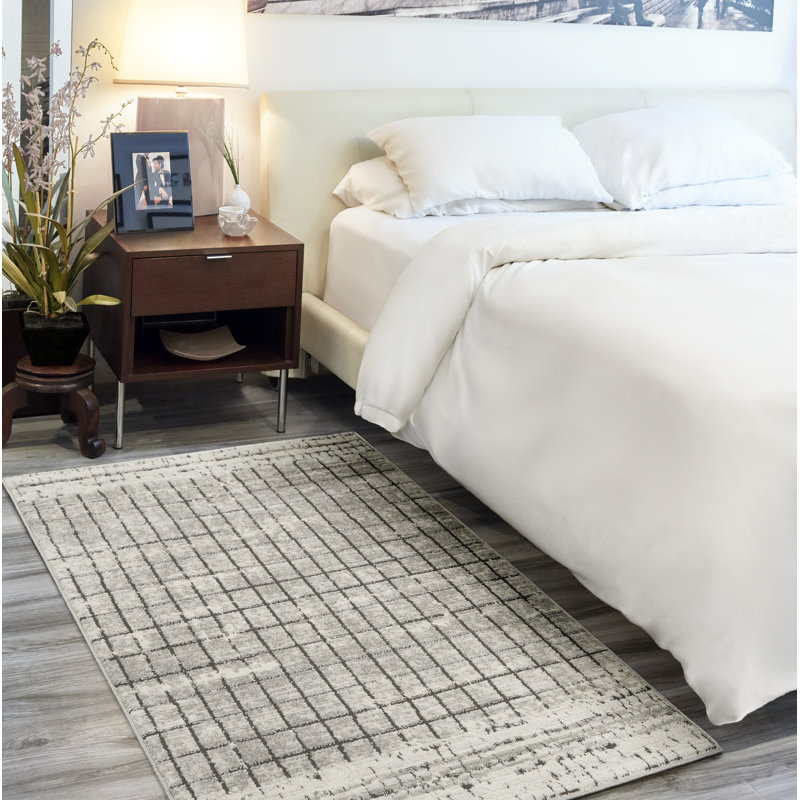 Tapis beige Freeda, Rectangle 3 pi x 5 pi