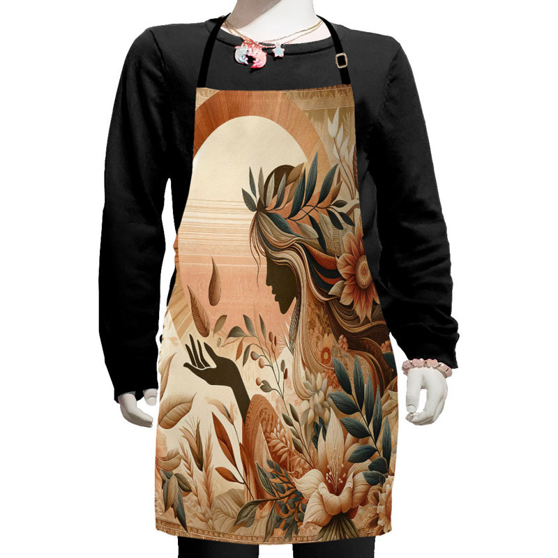 No Pattern Bib Apron