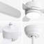 Ventilateur de plafond de 46 pouces avec lumières 3 pales en ABS, commande à 6 vitesses du moteur à courant continu pour la chambre à coucher-1356356112-1356356116