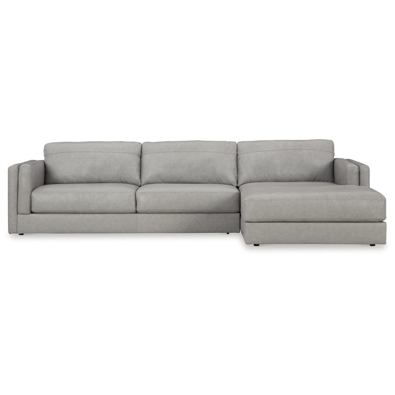 Ehitan 2-Piece Sectional With Chaise, Right Hand Facing