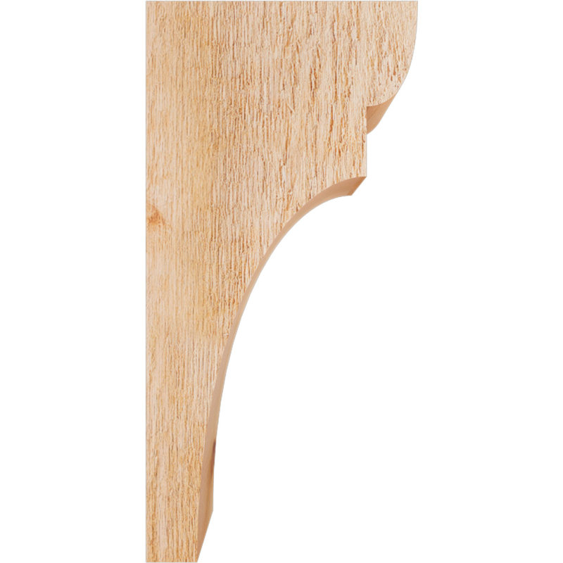 Yorktown Corbel, H 16 po x l 4 po x P 8 po, Cèdre rouge, Sciage brut