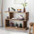 Carfi Rustic 2-Tier Open 35.4'' Bookshelf-112292837