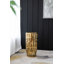 Vase de plancher en céramique doré 22,8 "