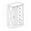 Commode haute 5 tiroirs-1872011403