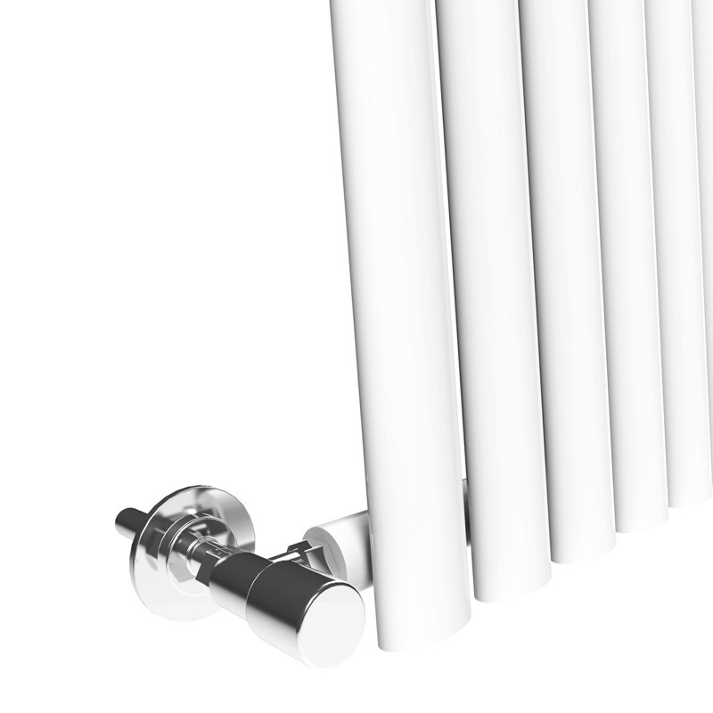 Haylie Radiator Cover, White, 180cm H x 49.9cm W x 5.8cm D