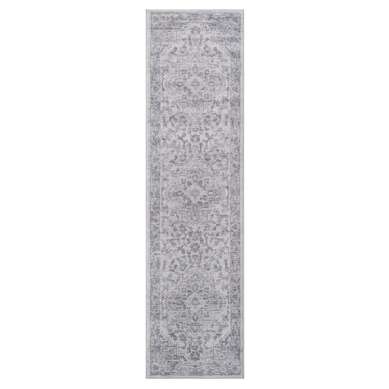 Tapis tissé et tissé argenté 2X8 - Élégant pour la salle à manger, le vestibule, le bureau qui ne perd pas ses poils, la teinture, la chambre d'enfant Pile Chic Living,