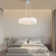 Modern Feather Pendant Light Ceiling Mounted Lighting Fixture