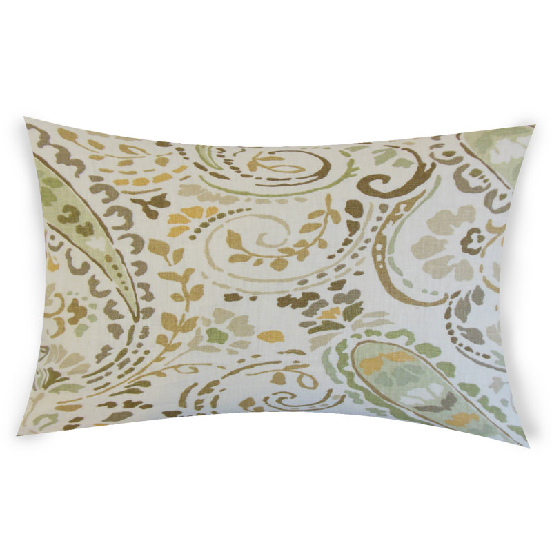  Housse de coussin rectangulaire et insert, Gris, 12 po x 24 po