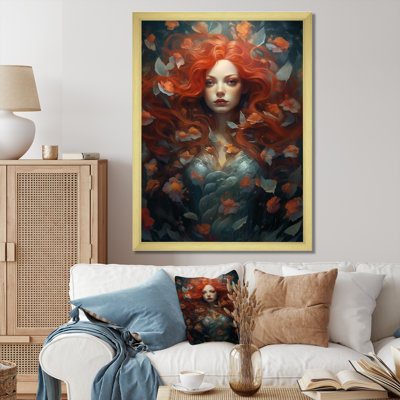Art psychédélique «Enchantress Portrait I»