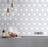 Marble Honeycomb Mosaic Wall & Floor Tile-50870537