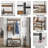 Lyandra Steel Freestanding 11 - Hook Coat Rack