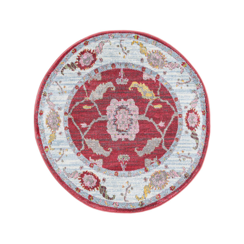 Paragon Geometric Indoor Rug, Round 3'3"