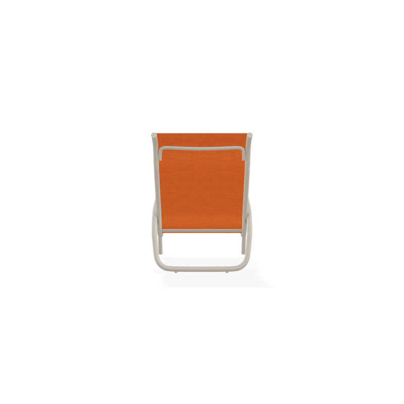 Gardenella Beach Chair, Textured Desert, Canvas Tangerine Sunbrella® Canvas