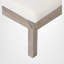 Double chaise longue d'extérieur, dossier réglable à 5 positions, bois massif, coussins indépendants doubles, contemporain, au bord de la piscine, détente sur le patio-197894073