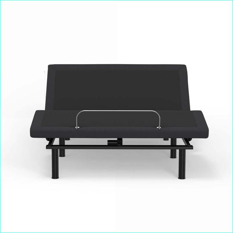 Queen Size Adjustable Bed Base with Voice Command, Glide Tech, LED Lights &amp; Zero Clearance