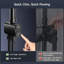Black Bathroom Exposed Shower Mixer Twin Head Large Bar Set Rain Shower System