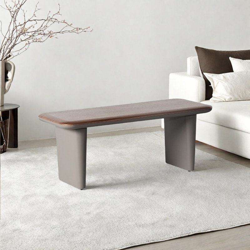 Table basse moderne Modern Minimalist, H 13,97 po x L 35,43 po x l 13,77 po