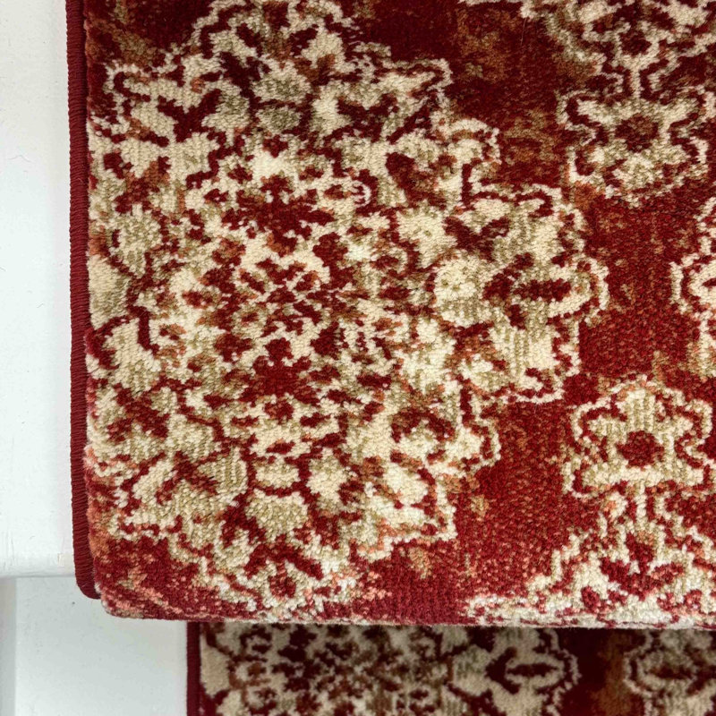 Stair Runner Damask Area Rug, Stair Runner 66 x 450 cm