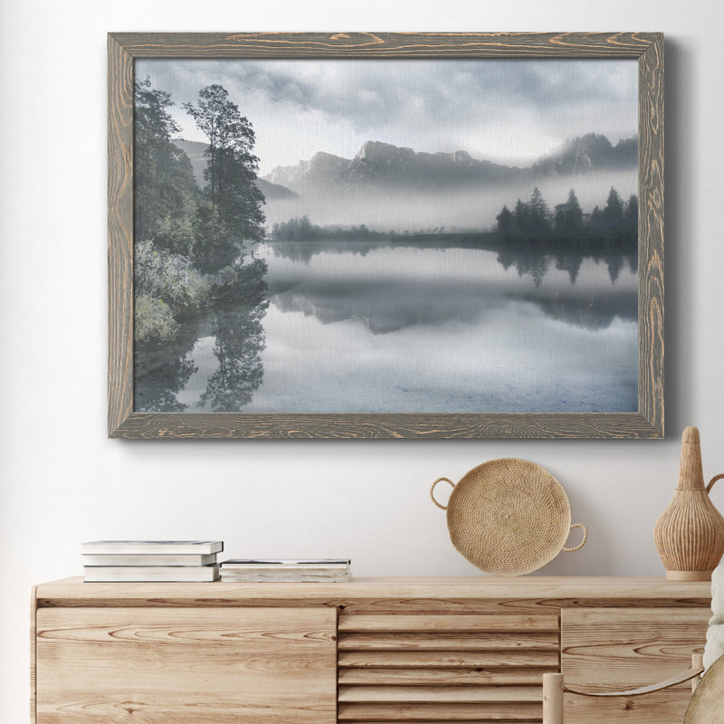 «Gift of Silence», reproduction d'art sur toile encadrée, Toile avec cadre gris, H 37,5 po x l 27,5 po x P 1,5 po