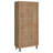 Teller 80-Inch 4-Door Tall Shoe Storage Cabinet Natural Oak