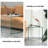 Agnela Glass Top End Table