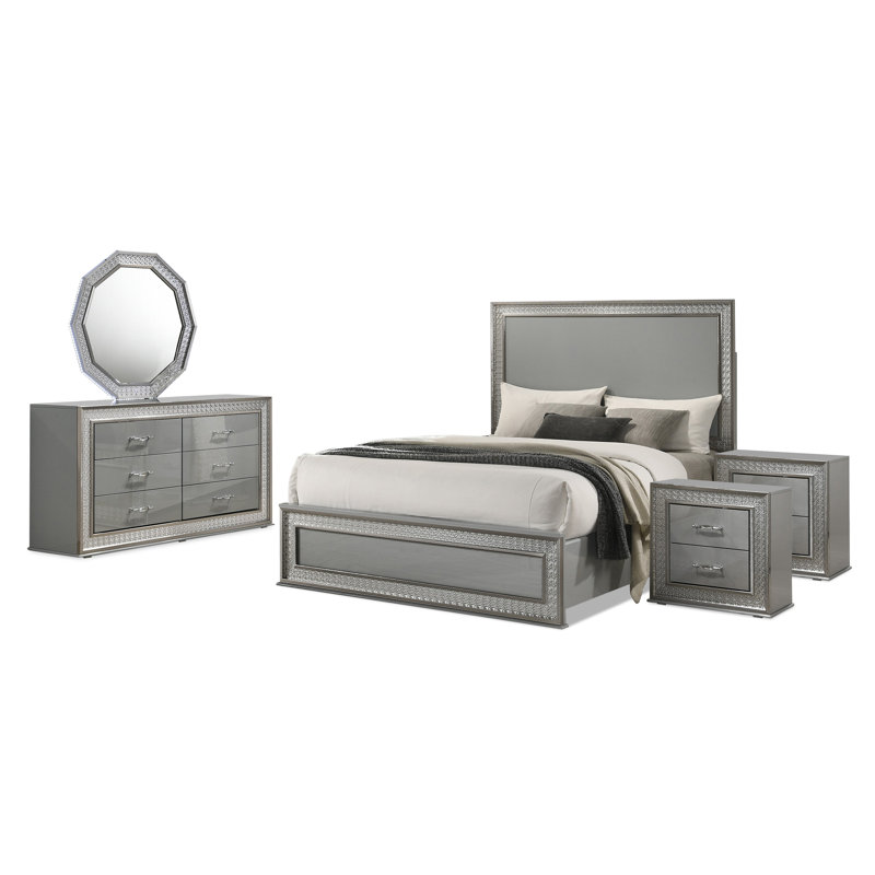 Ensemble de chambre à coucher 5 pièces Minardi