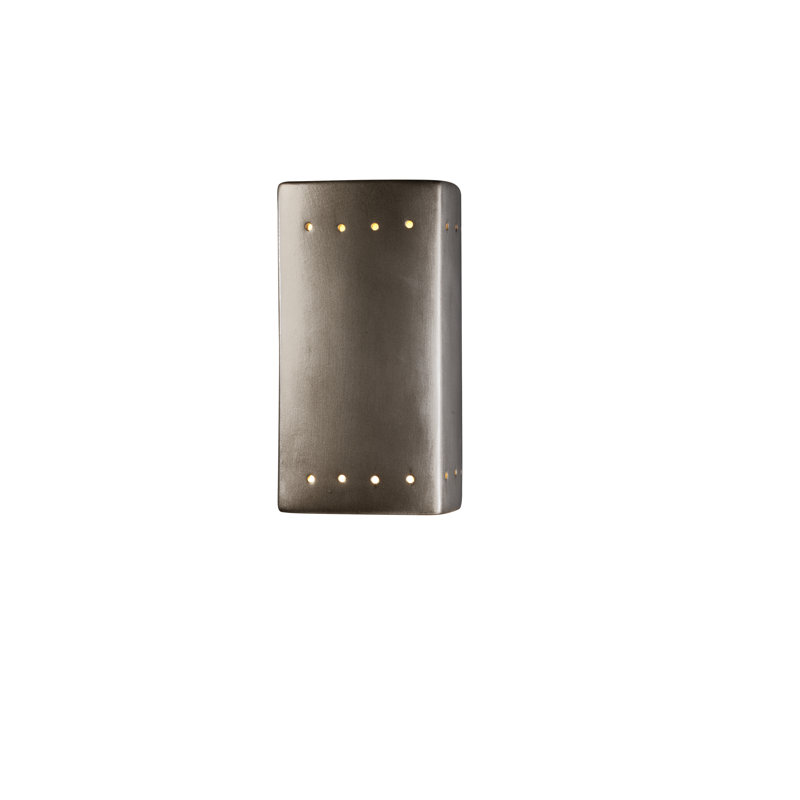 Juliannah 1 - Light Flush Mounted Sconce, Antique Silver, No
