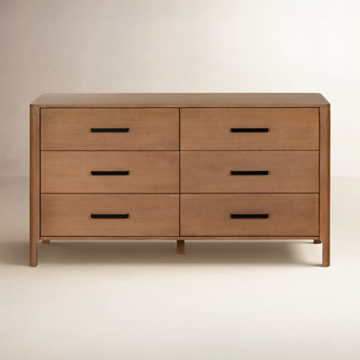 65" 6-Drawer Double Dresser