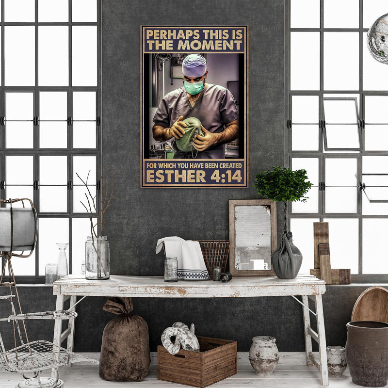 Impression sur toile, "Surgeon Peut-être c'est le moment", H 36 po x l 24 po x P 1,25 po