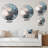 Steffanie - Abstract Marble Wall Clock-325774185