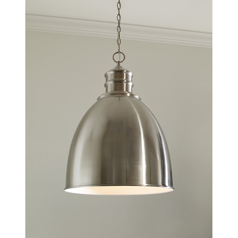 Coster 1 - Light Single Pendant, Satin Nickel