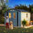 Outdoor Storage Shed, 8X8  Protective Film, Four Daylight Windows Lockable Doors,A Practical And Thoughtful Gift,Two Colors Can Be Freely Selected White Storage Sheds-124356817-124356816