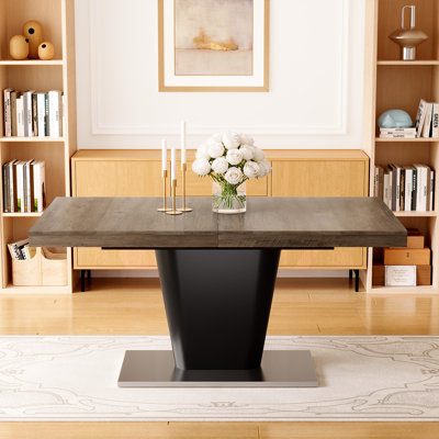 Rectangular Extendable Dining Table for 8-10 People