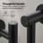 6-Piece Bathroom Hardware Set in Matte Black-100351490