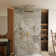 20" Flush Mounted Luxury Thermostatic Complete Shower System with 3 Body Jets and Rough-in Valve