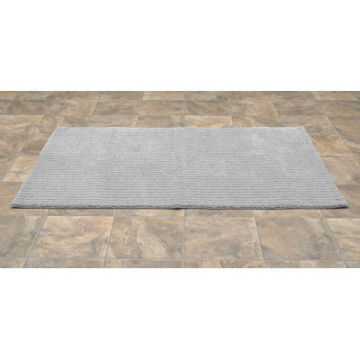 Viridian Nylon Bath Rug with Non-Slip Backing