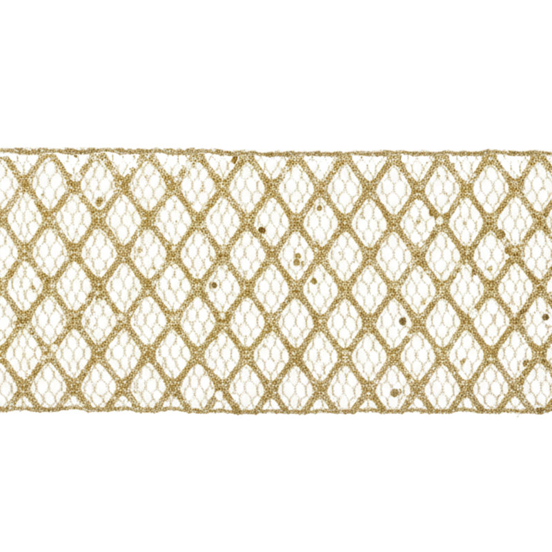 Ruban filaire à paillettes Vickerman, Or, H 0,13 po x l 2,5 po x P 360 po
