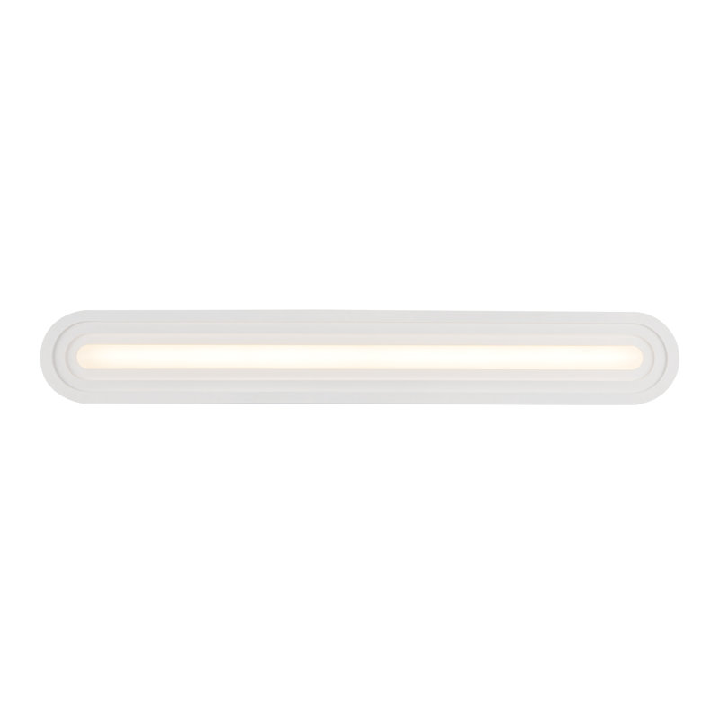Arco 32-In Vanity Light, 28 W, White, 32.38" Wide