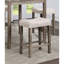 Ensemble de salle à manger 5 pièces Transitional Table et tabourets 4X