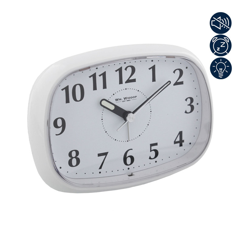 Quartz movement / Crystal Alarm Tabletop Clock
