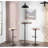 Dakota Industrial Adjustable Bar / Dinette Table In Antique And Brown By Lumisource