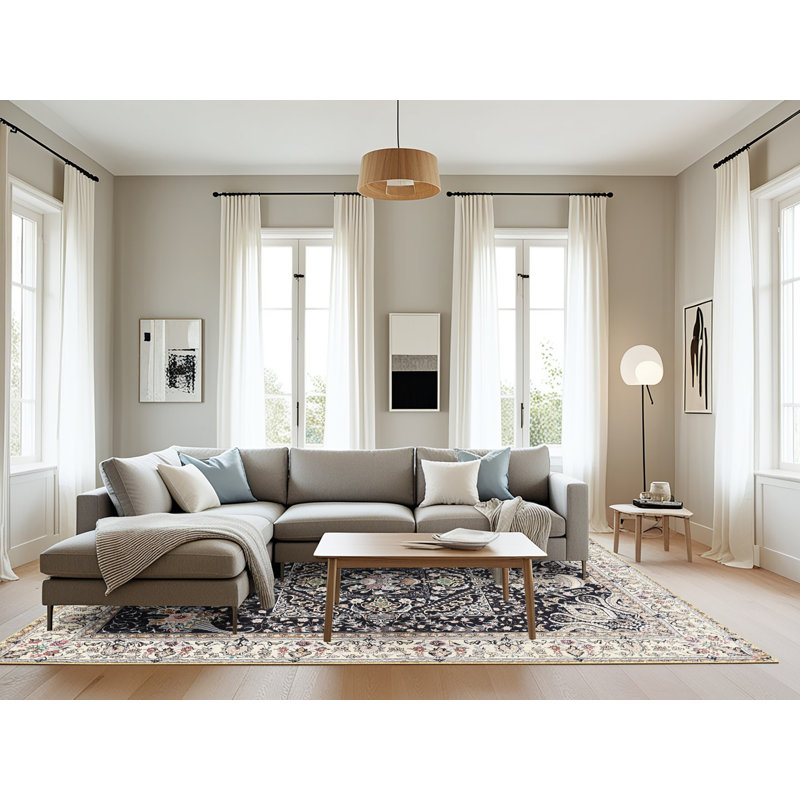 Shalton Oriental Indoor Rug, Rectangle 8' x 12'